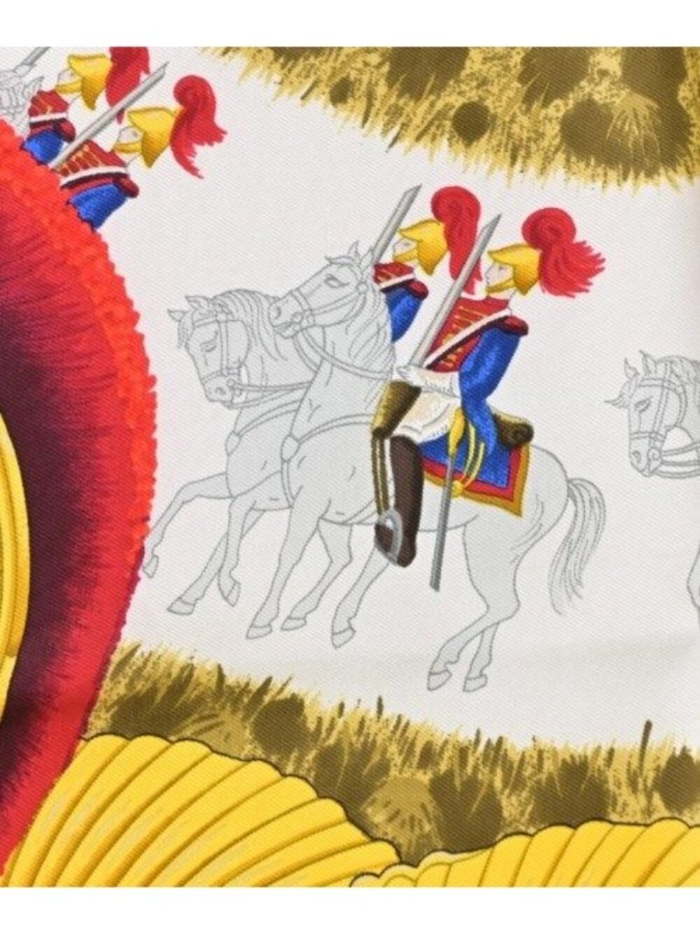 Hermes Bandana Scarf Yellow - Picture 3 of 5